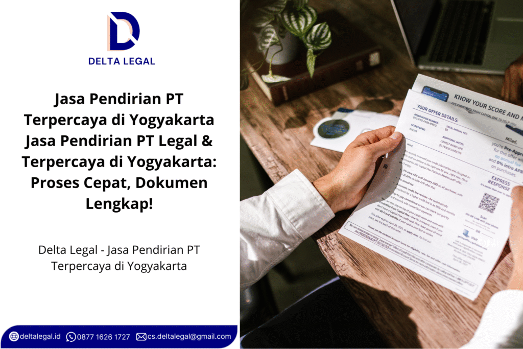 Jasa Pendirian PT Terpercaya di Yogyakarta